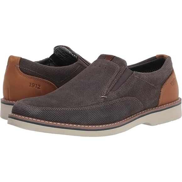 Nunn Bush Men\'s Barklay Moc Toe Slip-on Loafer with Comfort Gel 12 Wide main image 5